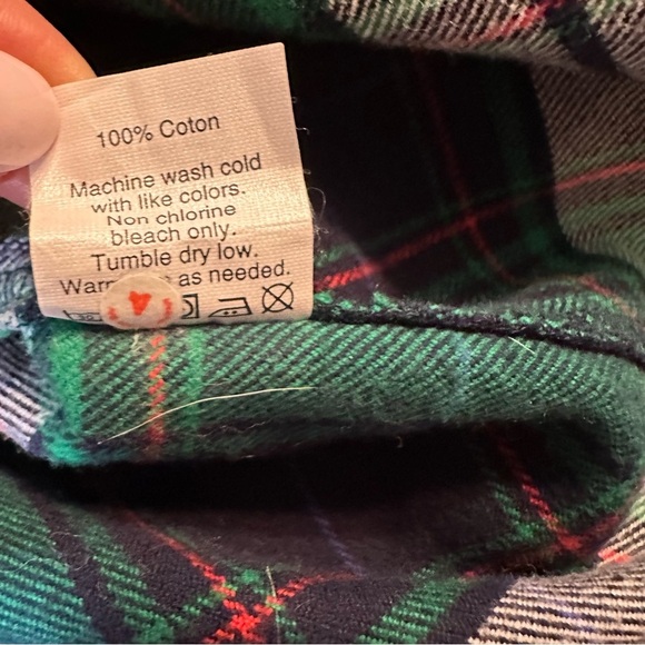 J. Crew  Plaid Flannel Half Zip Pullover Size S(O) - Picture 4 of 12